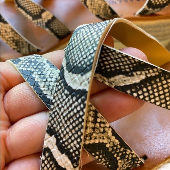 Lucky brand Jakina platform snakeskin sandals - Picture 8 of 10